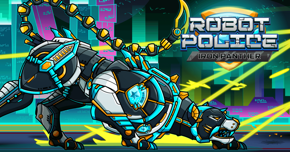 Robot Police Iron Panther Cover