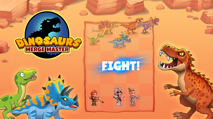 Dinosaurs Merge Master Cover
