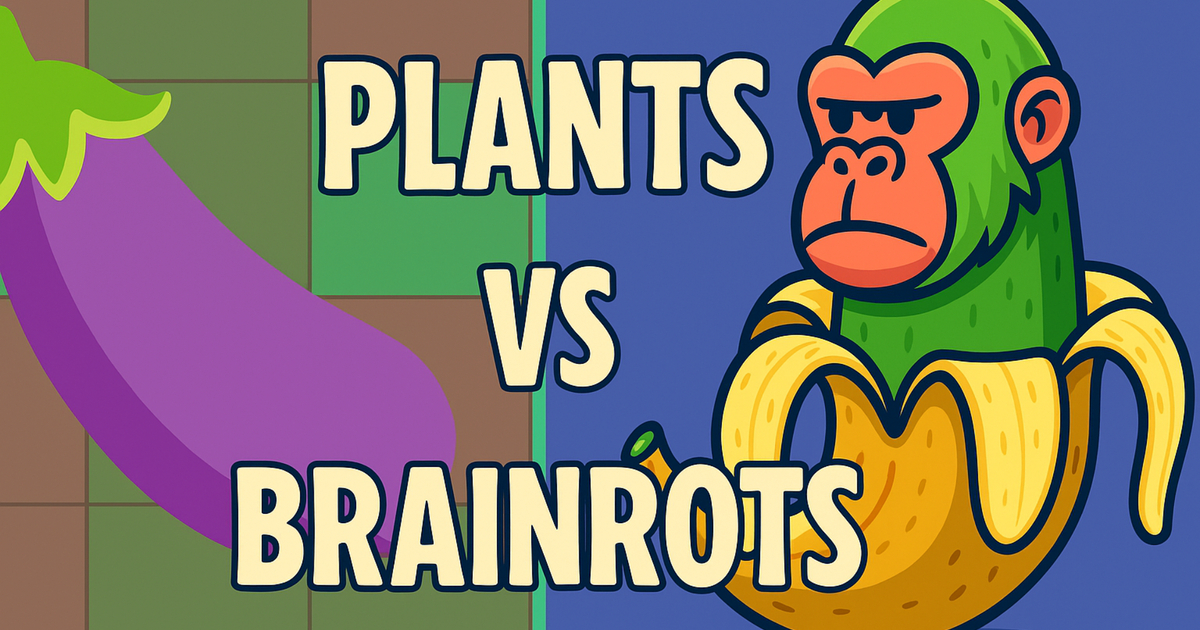 Plants vs Brainrots Cover