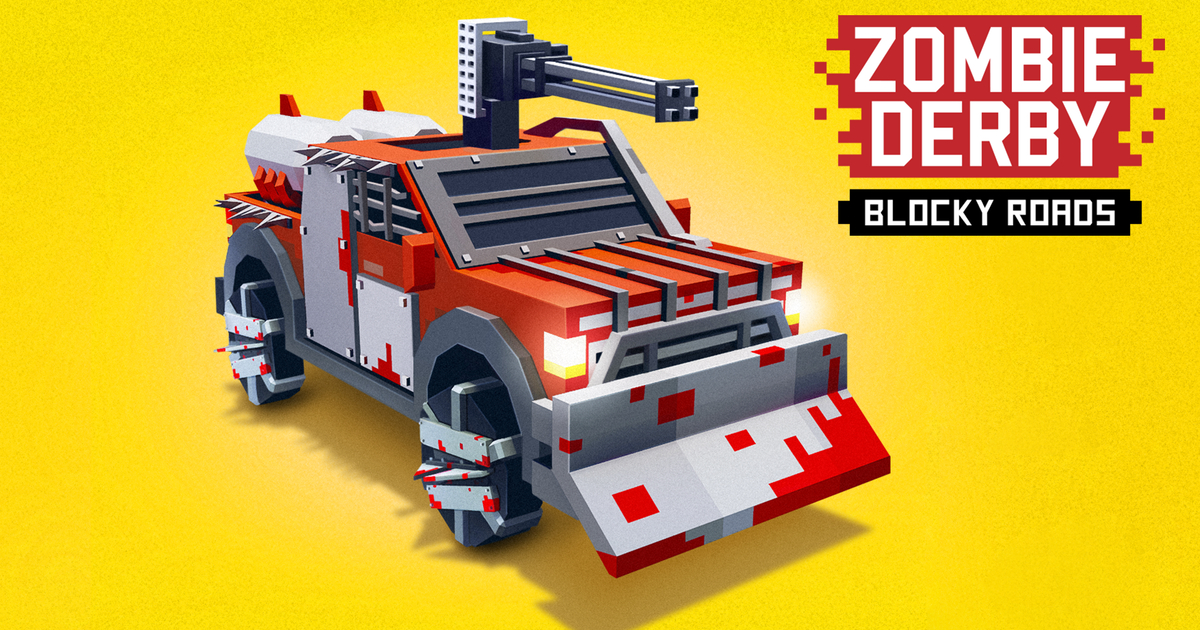 Zombie Derby: Blocky Roads Cover
