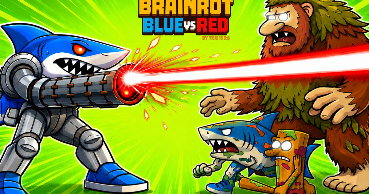 Brainrot Blue Vs Red Cover