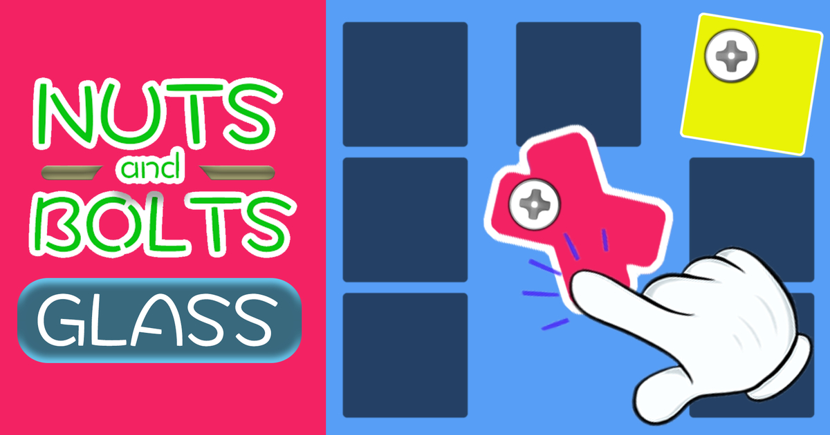 Nuts & Bolts: Screw Glass Puzzle Cover